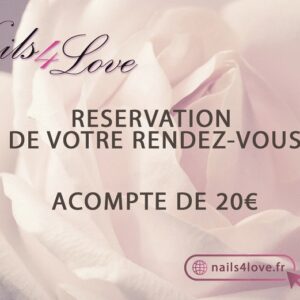 Réservation de votre prestation (20€)