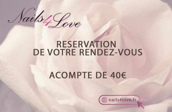 Réservation de votre prestation (40€)