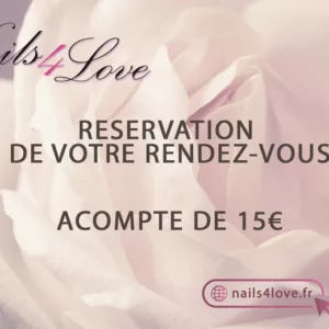 Réservation de votre prestation (15€)